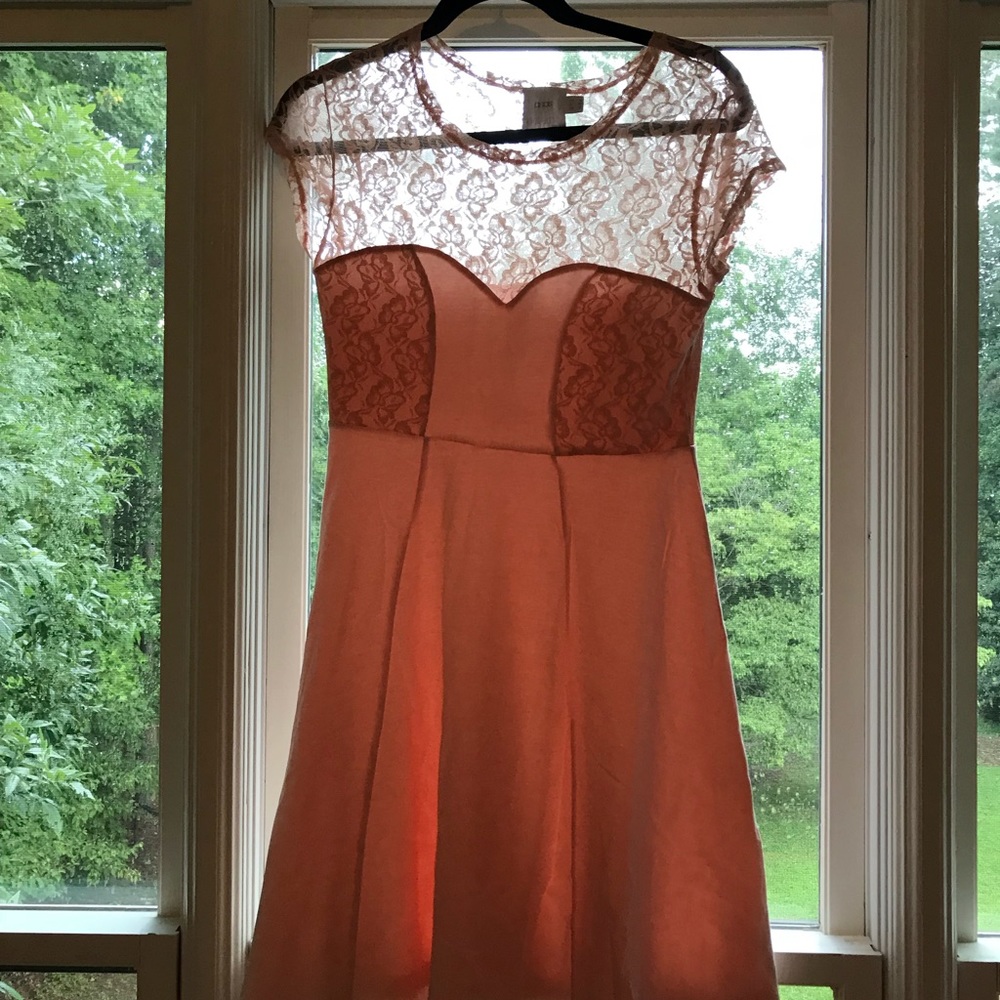 ASOS maternity blush dress